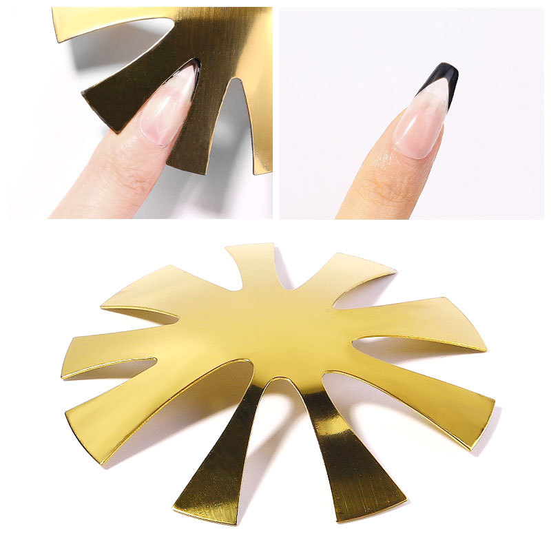 Stainless Steel French Manicure Template