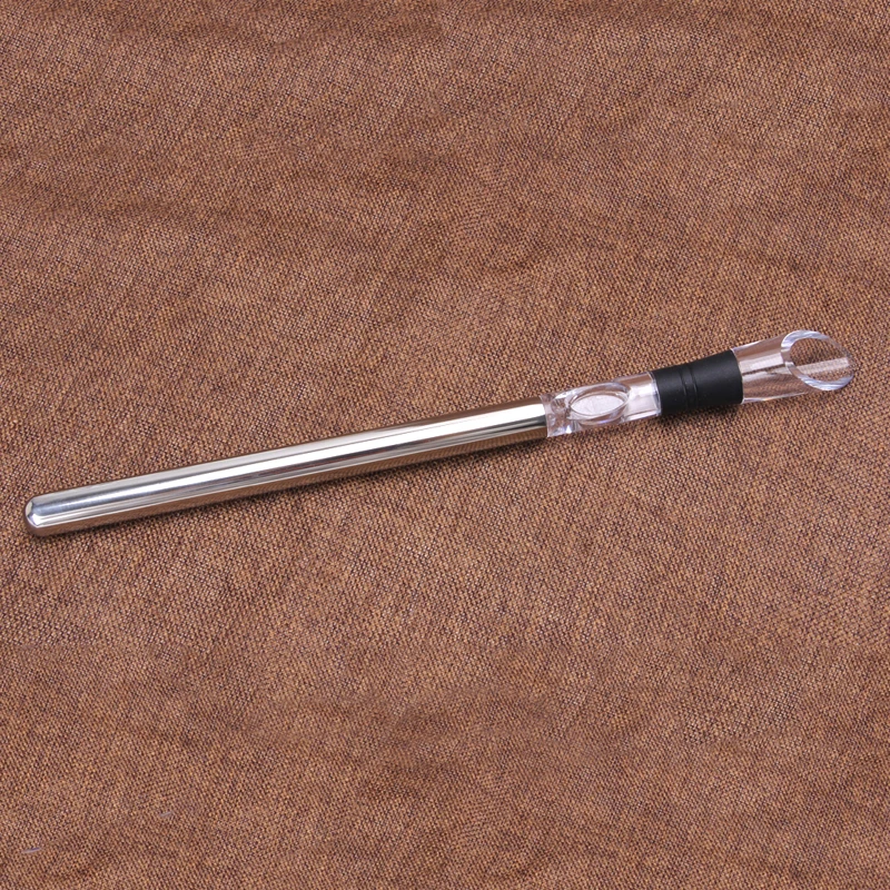 Stainless Steel Frozen Stick Ice Wine Cooler Chiller Stick with Wine Pourer Wine Cooling Stick Cooler Stainless Steel Frozen Stick Ice Wine Cooler Chiller Stick with Wine Pourer Wine Cooling Stick Cooler