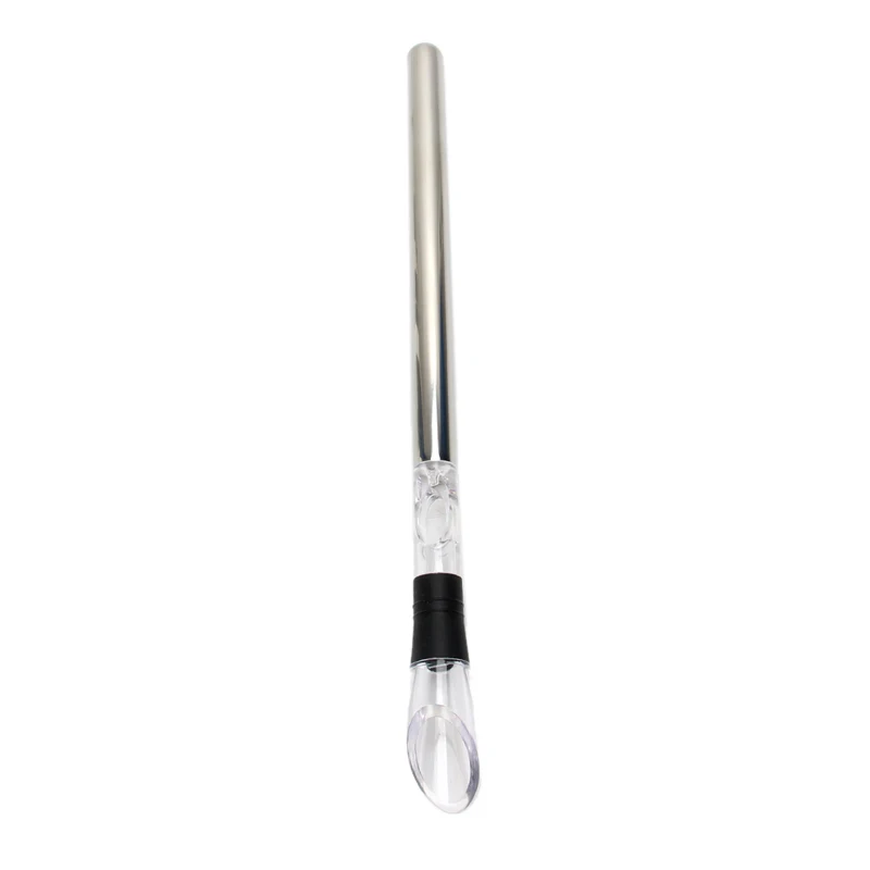 Stainless Steel Frozen Stick Ice Wine Cooler Chiller Stick with Wine Pourer Wine Cooling Stick Cooler Stainless Steel Frozen Stick Ice Wine Cooler Chiller Stick with Wine Pourer Wine Cooling Stick Cooler