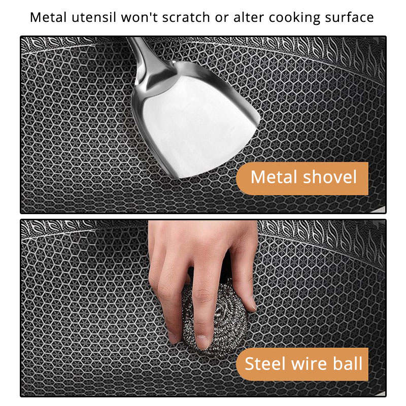 Stainless Steel Frying Pan Kitchen Skillet