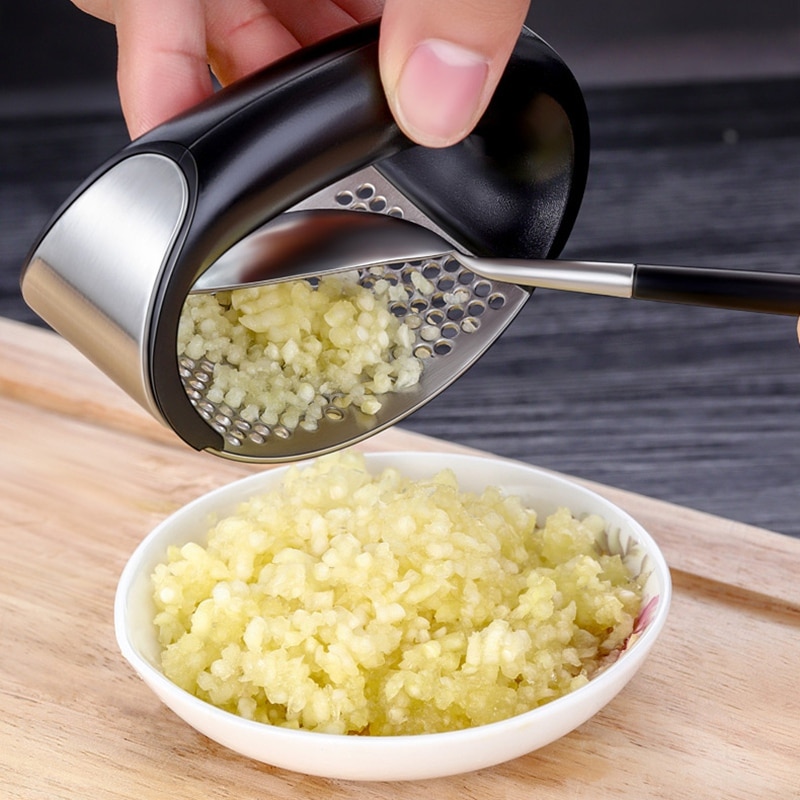Stainless Steel Garlic Presser Manual Slicer Stainless Steel Garlic Presser Manual Slicer