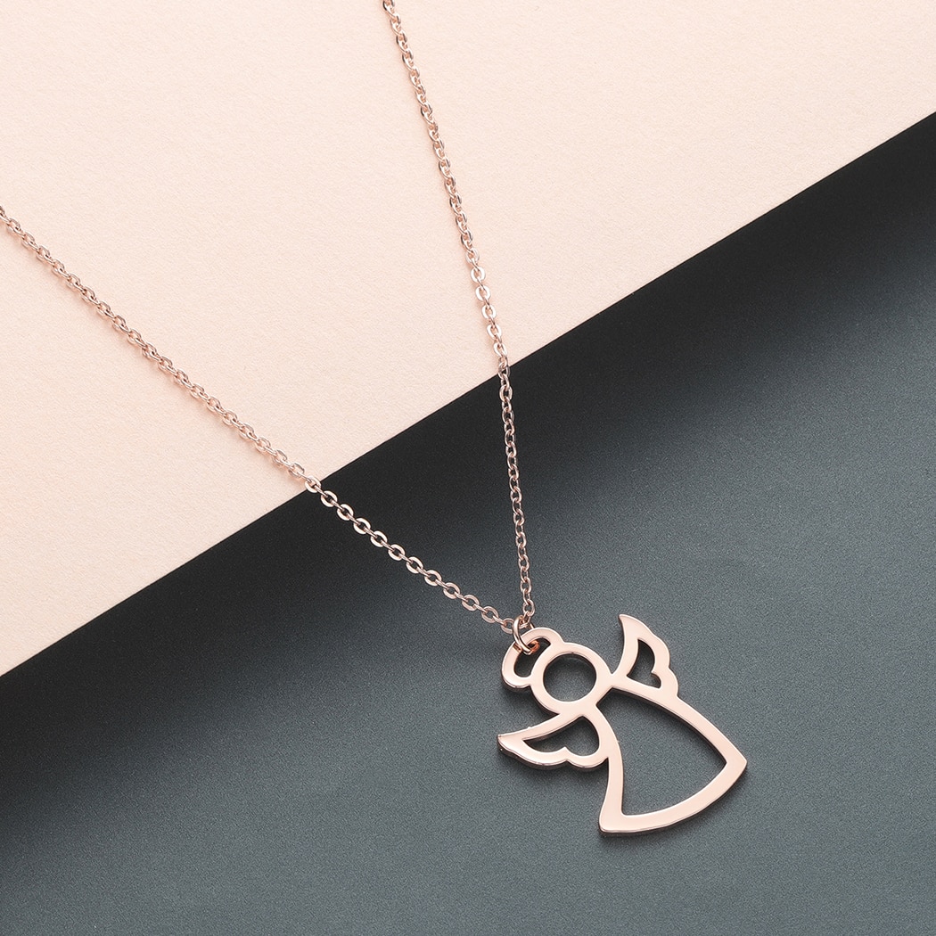 Stainless Steel Girls Angel Necklace Stainless Steel Girls Angel Necklace