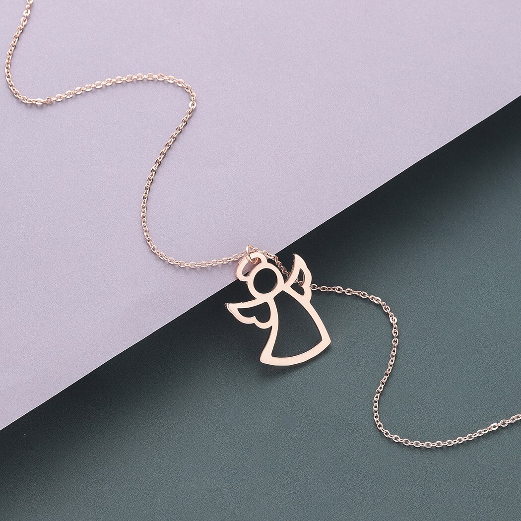 Stainless Steel Girls Angel Necklace Stainless Steel Girls Angel Necklace