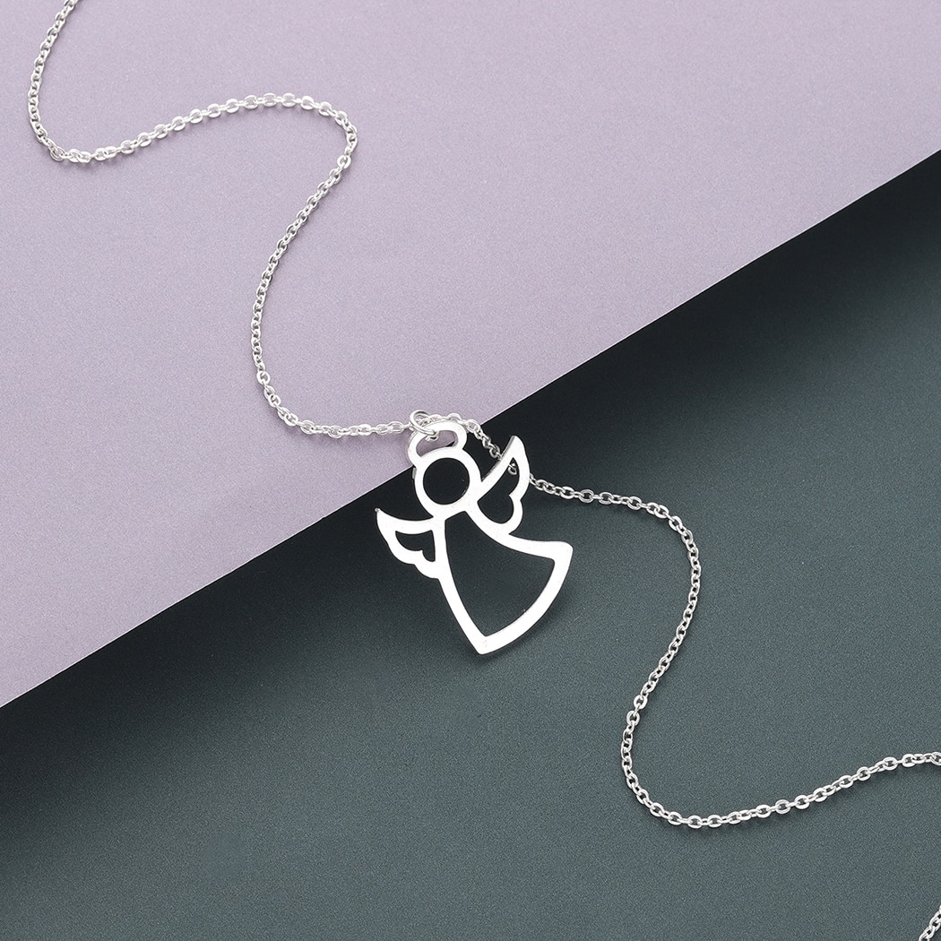 Stainless Steel Girls Angel Necklace Stainless Steel Girls Angel Necklace