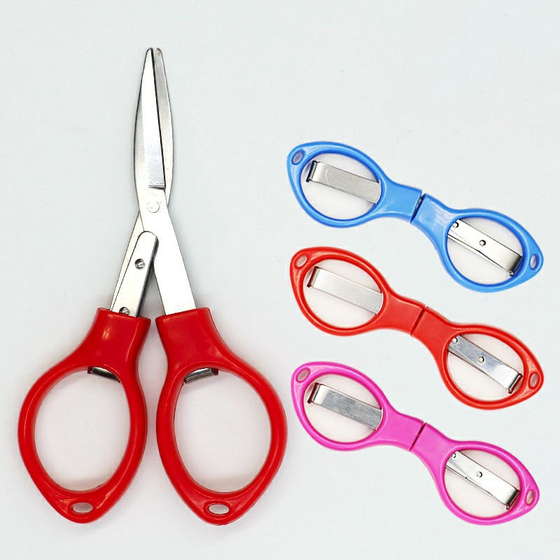 Stainless Steel Glasses Shaped Design Foldable Scissors Stainless Steel Glasses Shaped Design Foldable Scissors