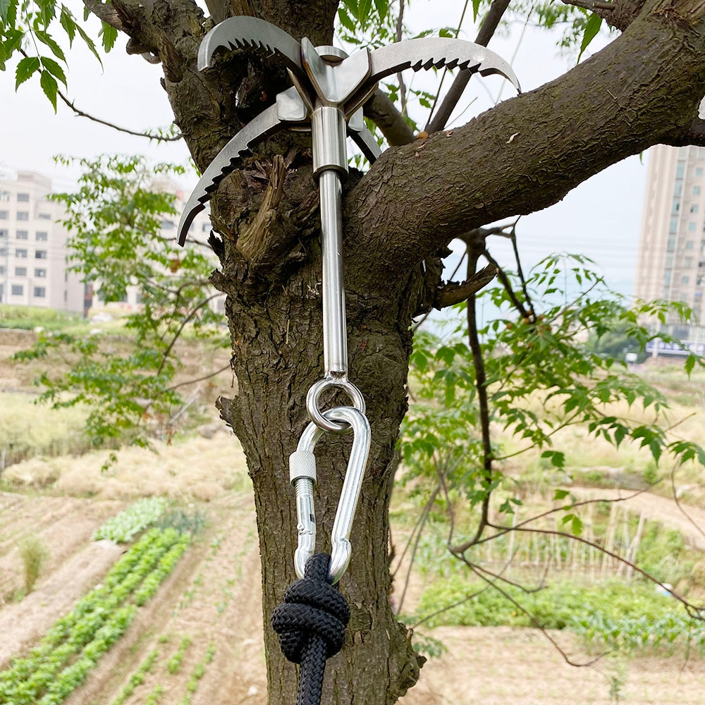 Stainless Steel Grapnel Hook with Rope Stainless Steel Grapnel Hook with Rope
