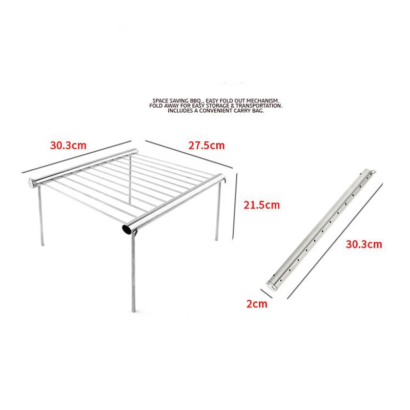 Stainless Steel Grill Portable BBQ Stainless Steel Grill Portable BBQ