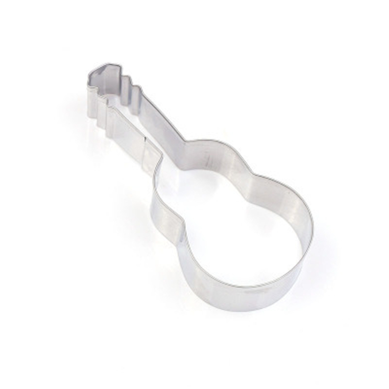 Stainless Steel Guitar Cookie Cutter Stainless Steel Guitar Cookie Cutter