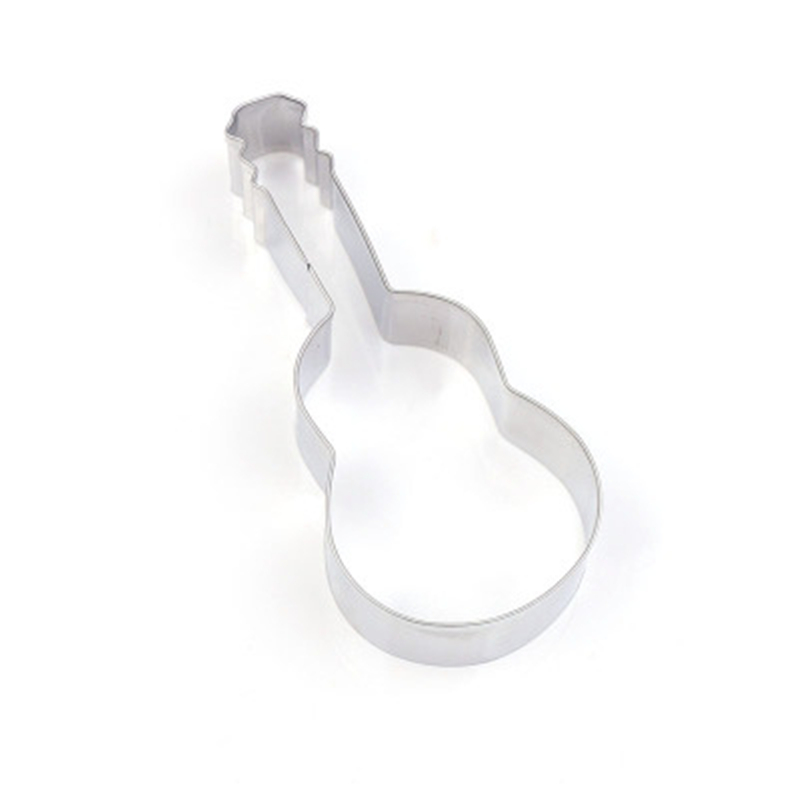 Stainless Steel Guitar Cookie Cutter Stainless Steel Guitar Cookie Cutter