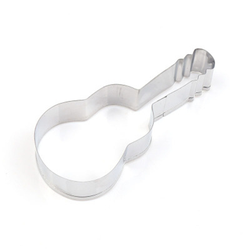 Stainless Steel Guitar Cookie Cutter Stainless Steel Guitar Cookie Cutter