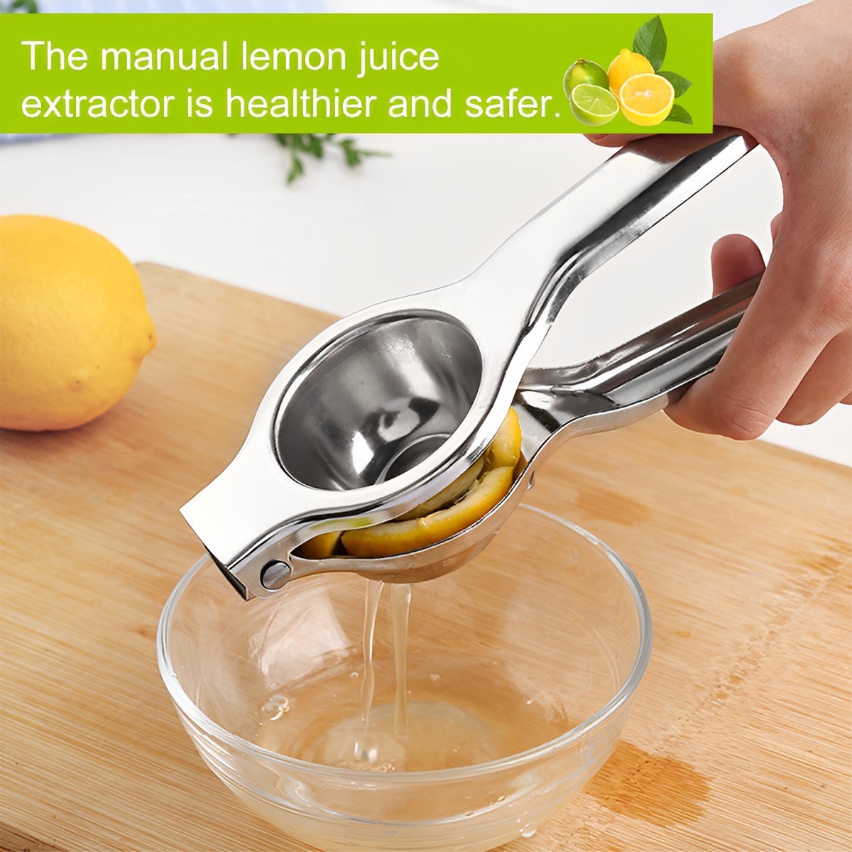 Stainless Steel Handheld Citrus Juicer