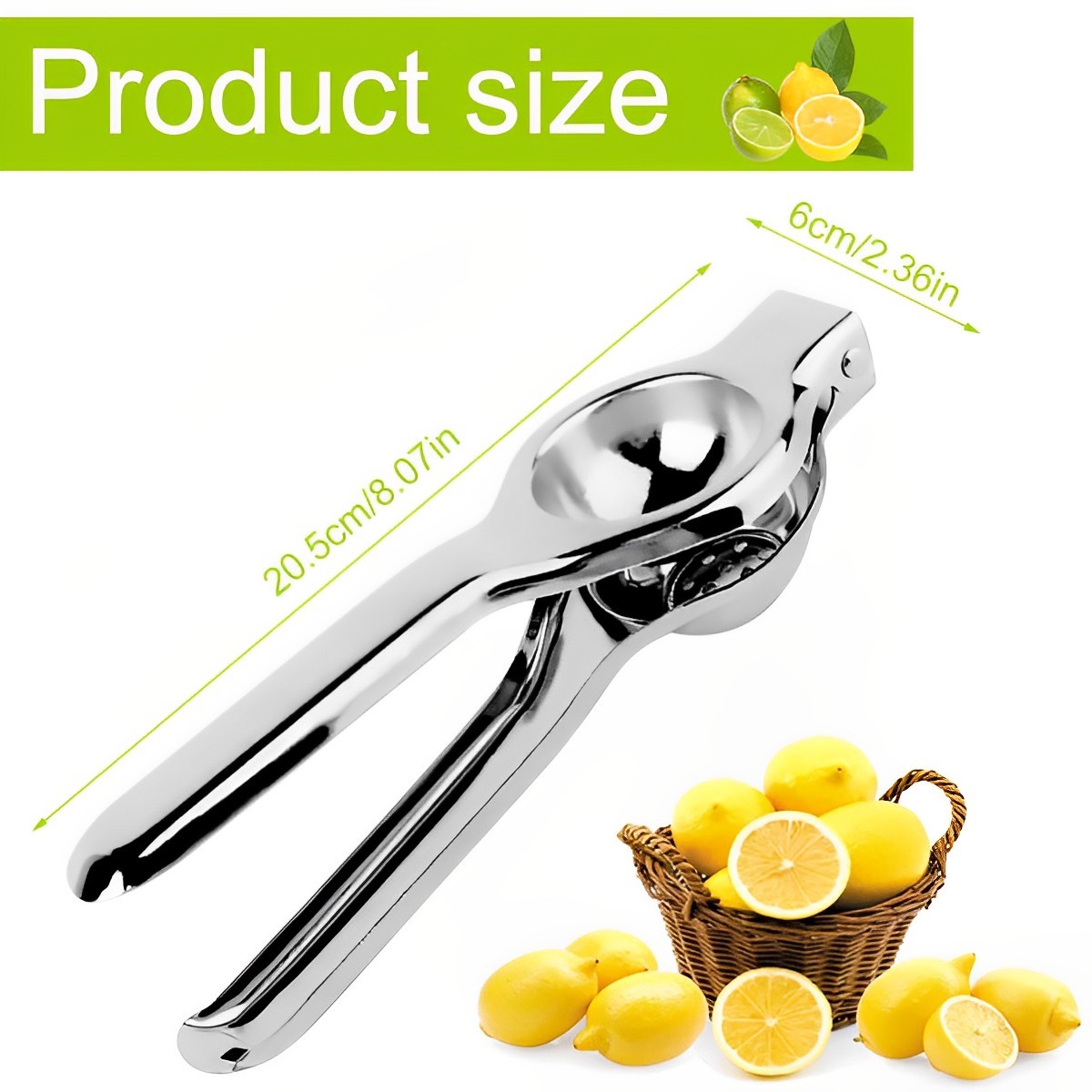 Stainless Steel Handheld Citrus Juicer