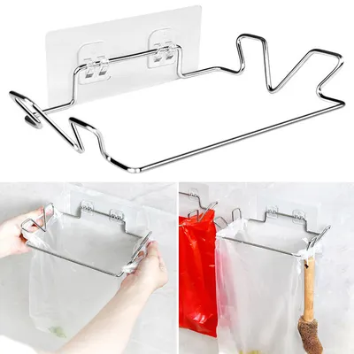 Stainless Steel Hanging Garbage Bag Holder Stainless Steel Hanging Garbage Bag Holder