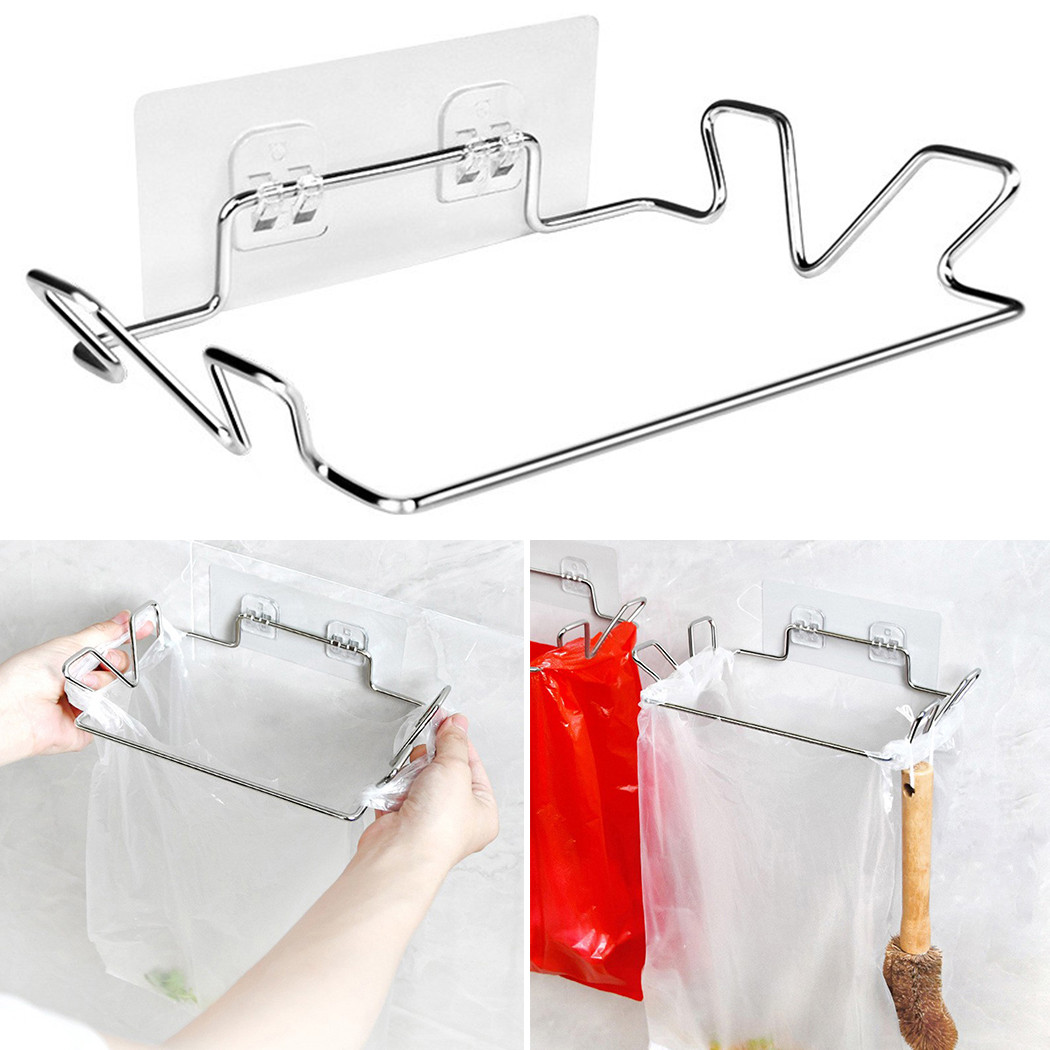Stainless Steel Hanging Garbage Bag Holder Stainless Steel Hanging Garbage Bag Holder