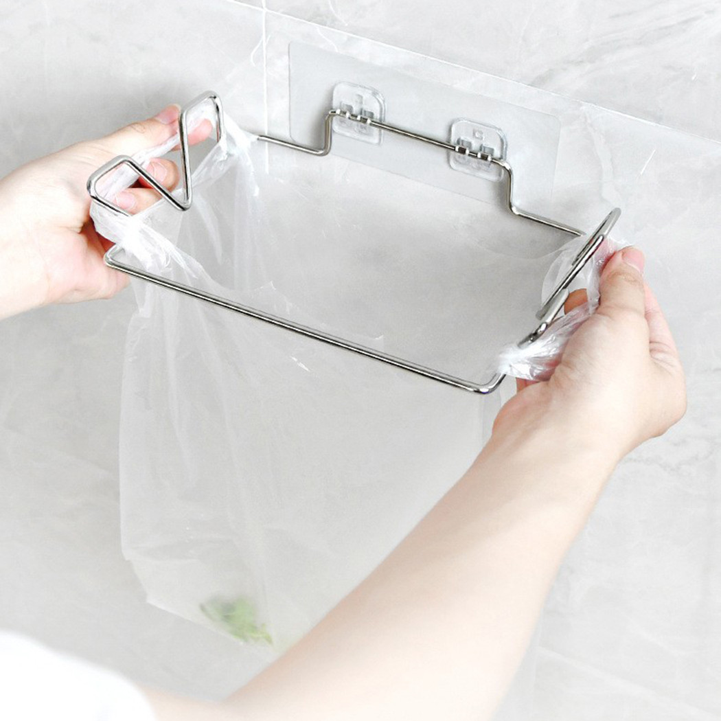 Stainless Steel Hanging Garbage Bag Holder Stainless Steel Hanging Garbage Bag Holder