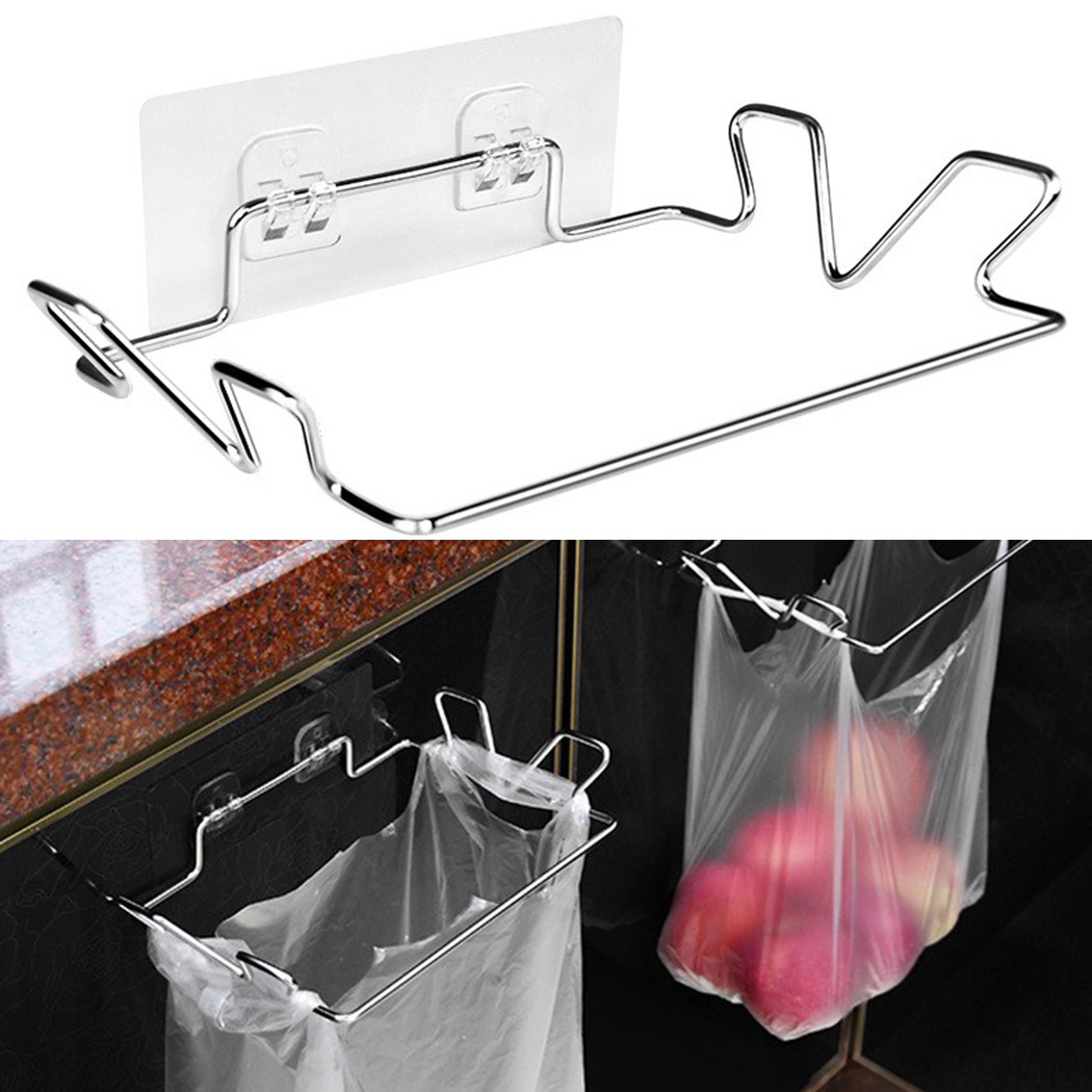 Stainless Steel Hanging Garbage Bag Holder Stainless Steel Hanging Garbage Bag Holder