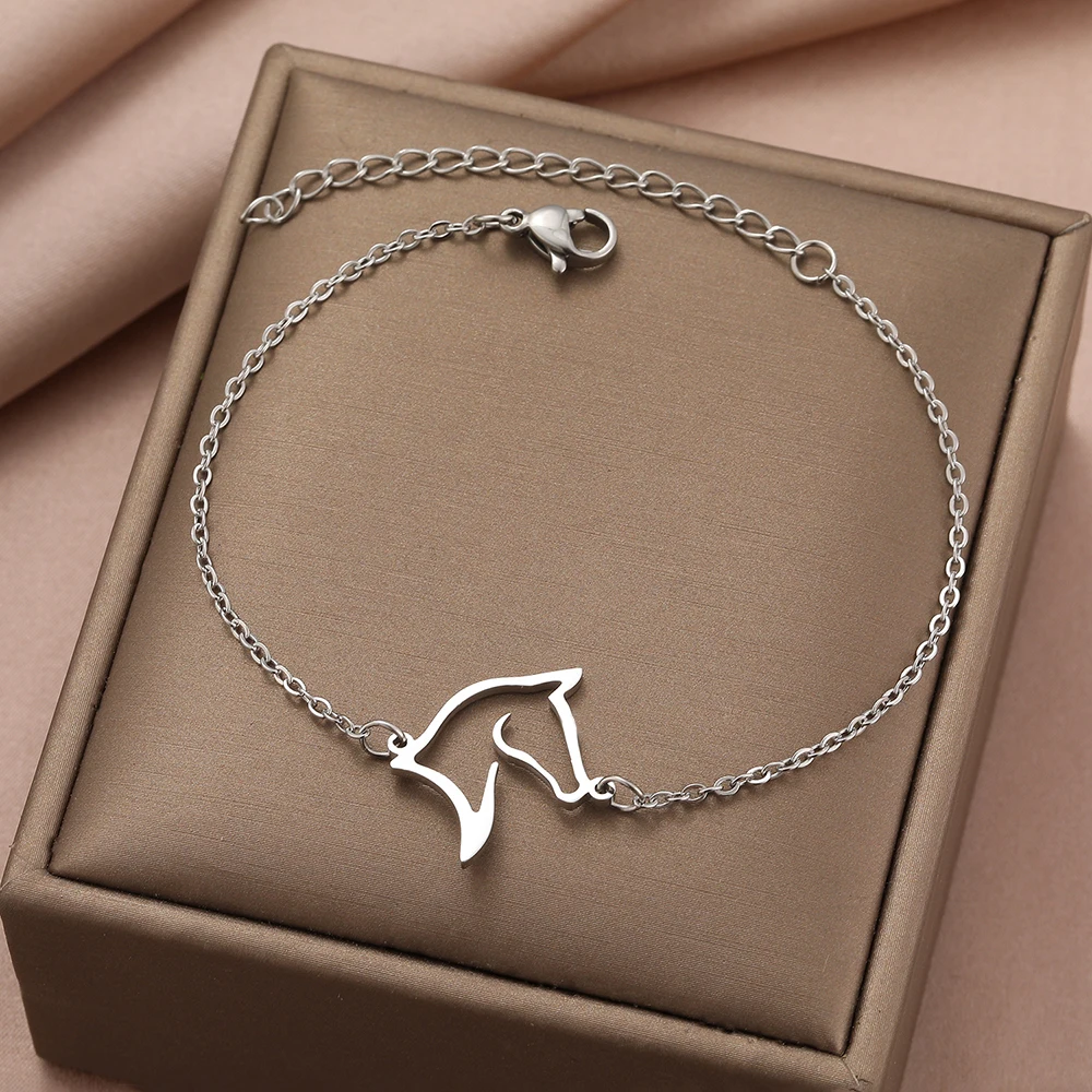 Stainless Steel Horse Bracelet Stainless Steel Horse Bracelet