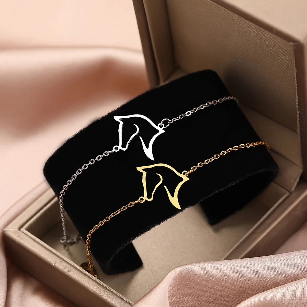 Stainless Steel Horse Bracelet Stainless Steel Horse Bracelet