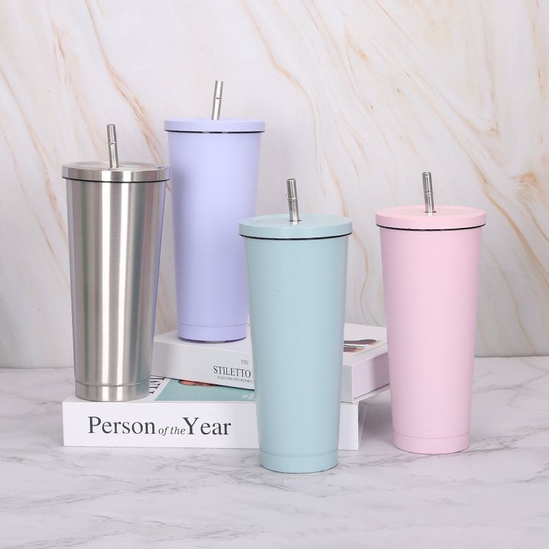 Stainless Steel Insulated Tumbler with Straw Stainless Steel Insulated Tumbler with Straw