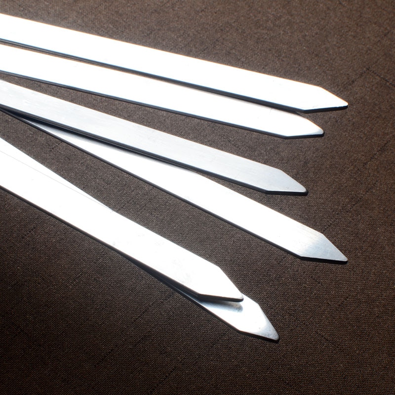 Stainless Steel Kebab Skewers (6pcs) Stainless Steel Kebab Skewers (6pcs)