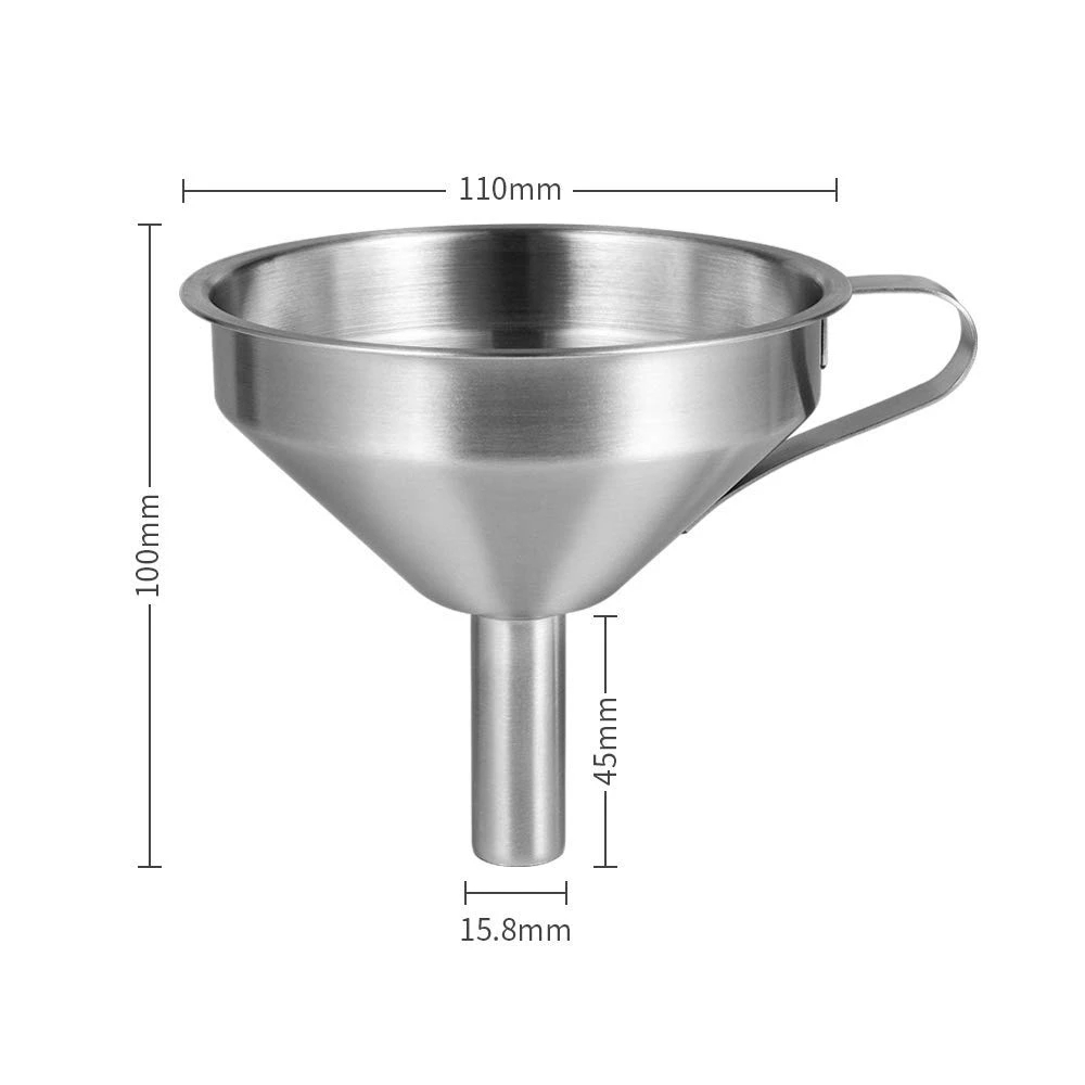 Stainless Steel Kitchen Funnel with Handle Stainless Steel Kitchen Funnel with Handle