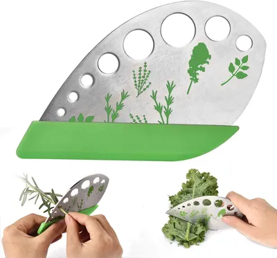 Stainless Steel Leaf Stripping Herb Tool Stainless Steel Leaf Stripping Herb Tool