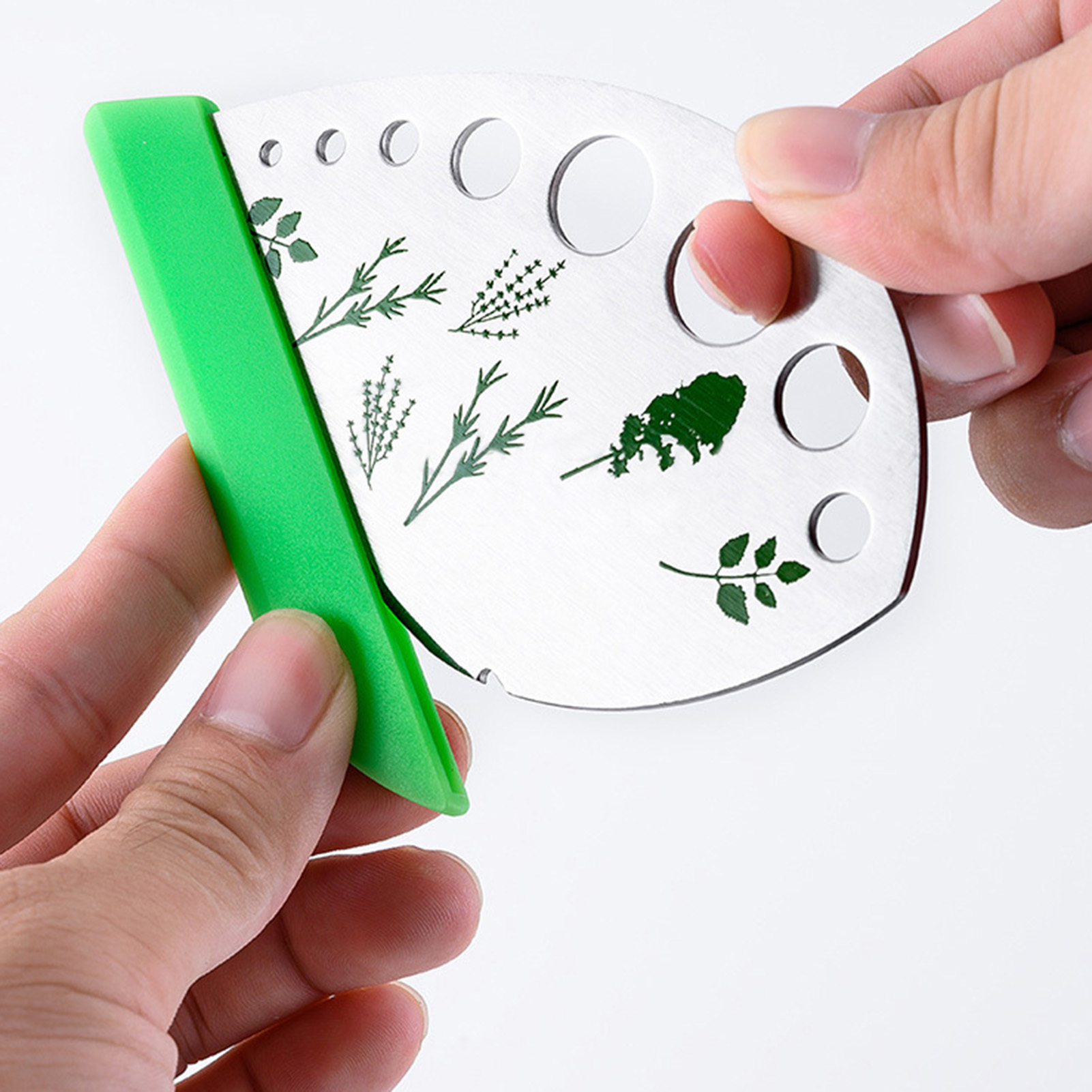 Stainless Steel Leaf Stripping Herb Tool Stainless Steel Leaf Stripping Herb Tool