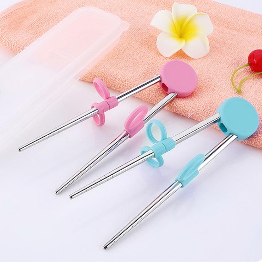 Stainless Steel Learning Chopsticks Trainer Stainless Steel Learning Chopsticks Trainer