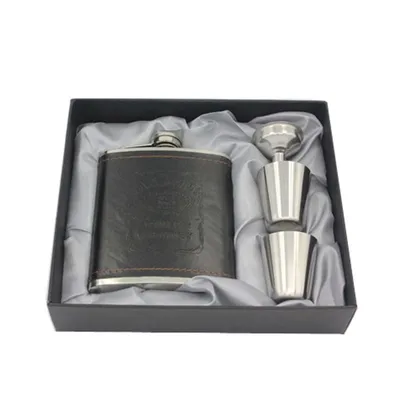 Stainless Steel Leather Hip Flask Stainless Steel Leather Hip Flask