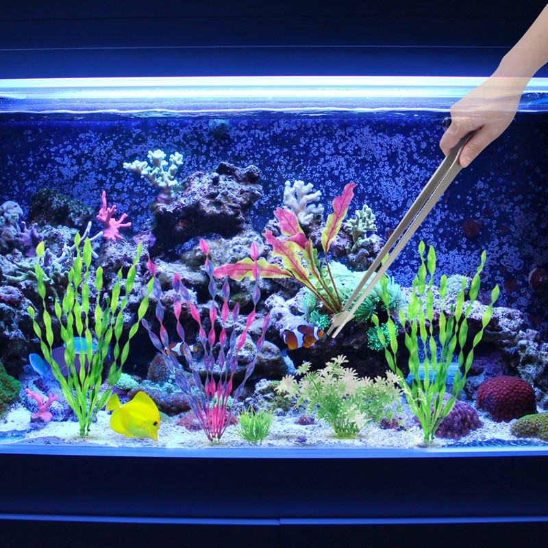 Stainless Steel Long Aquarium Tweezers