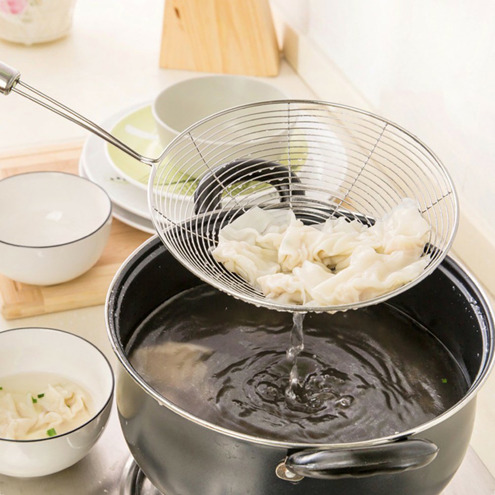 Stainless Steel Long Handle Frying Strainer Stainless Steel Long Handle Frying Strainer