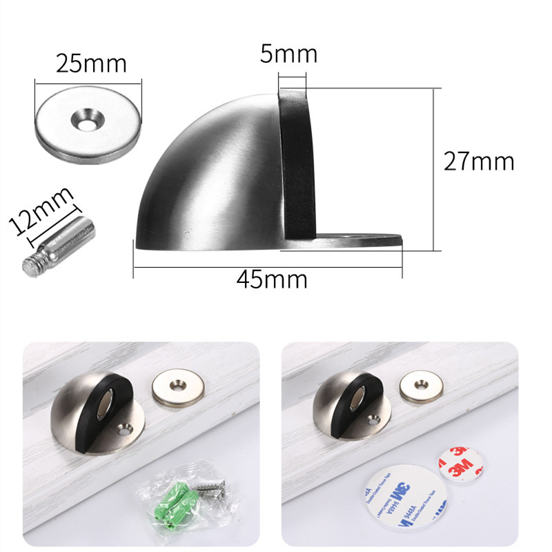 Stainless Steel Magnetic Door Stopper