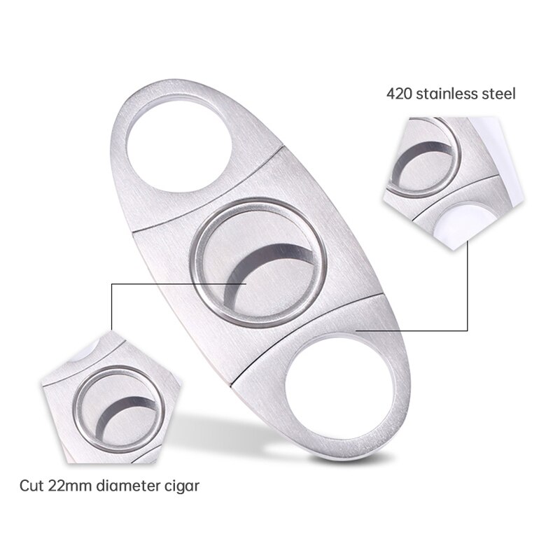 Stainless Steel Manual Cigar Cutter