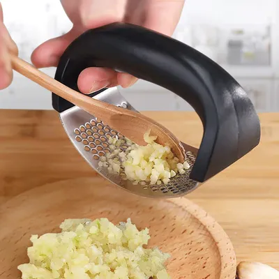 Stainless Steel Manual Garlic Press Rocker