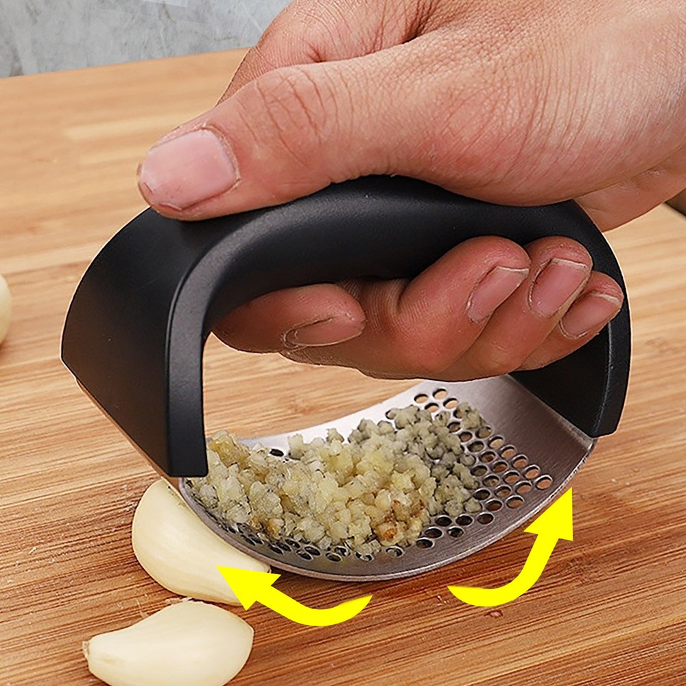 Stainless Steel Manual Garlic Press Rocker