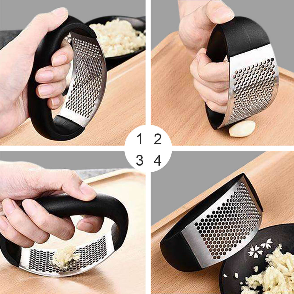 Stainless Steel Manual Garlic Press Rocker