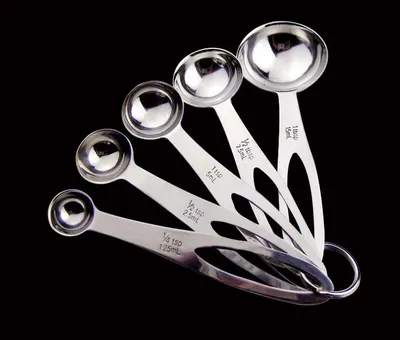 Stainless Steel Measuring Spoons (5pcs) Stainless Steel Measuring Spoons (5pcs)
