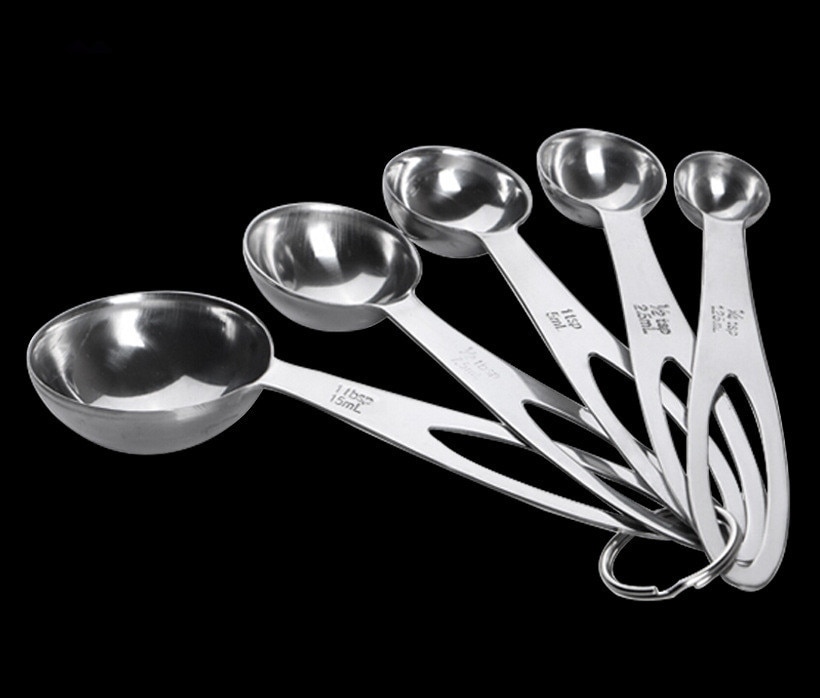 Stainless Steel Measuring Spoons (5pcs) Stainless Steel Measuring Spoons (5pcs)