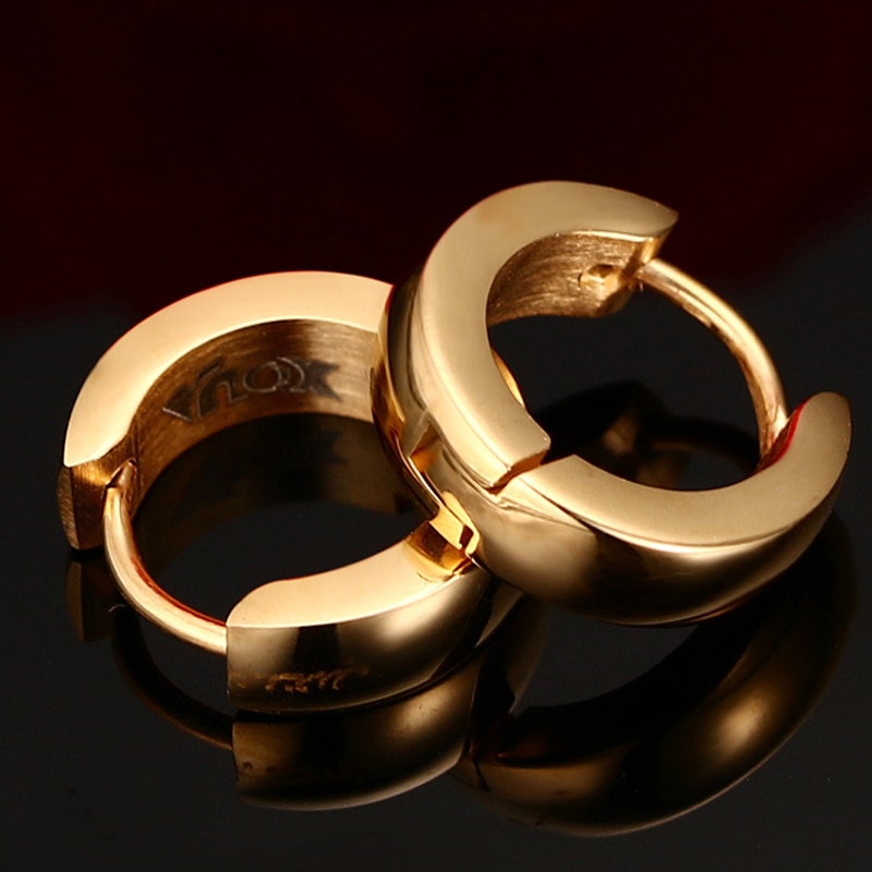 Stainless Steel Mens Hoop Earrings Stainless Steel Mens Hoop Earrings