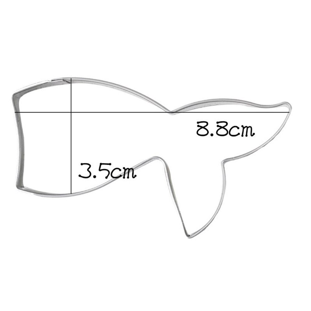 Stainless Steel Mermaid Tail Cookie Cutter Stainless Steel Mermaid Tail Cookie Cutter