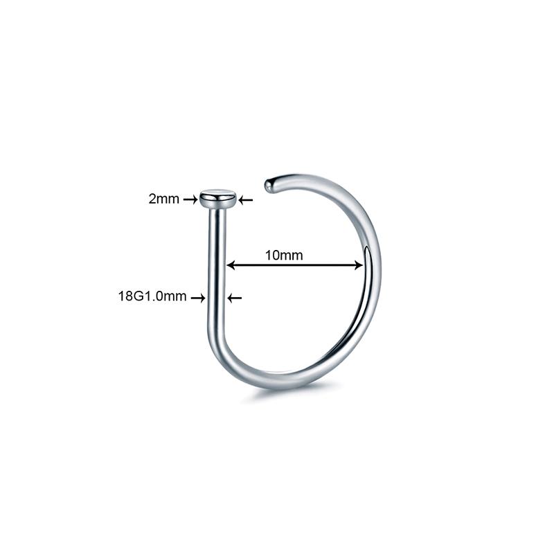 Stainless Steel Metal Nose Ring