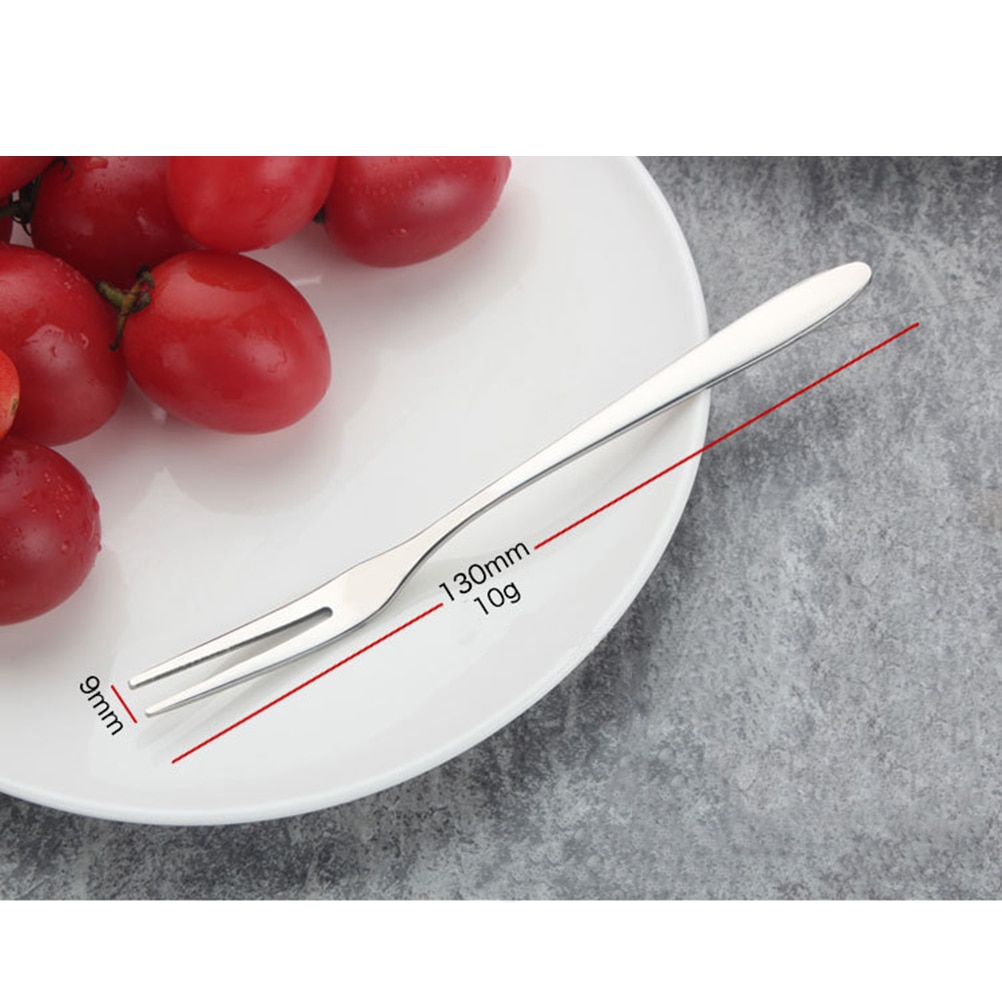 Stainless Steel Mini Appetizer Forks (10 Pcs)