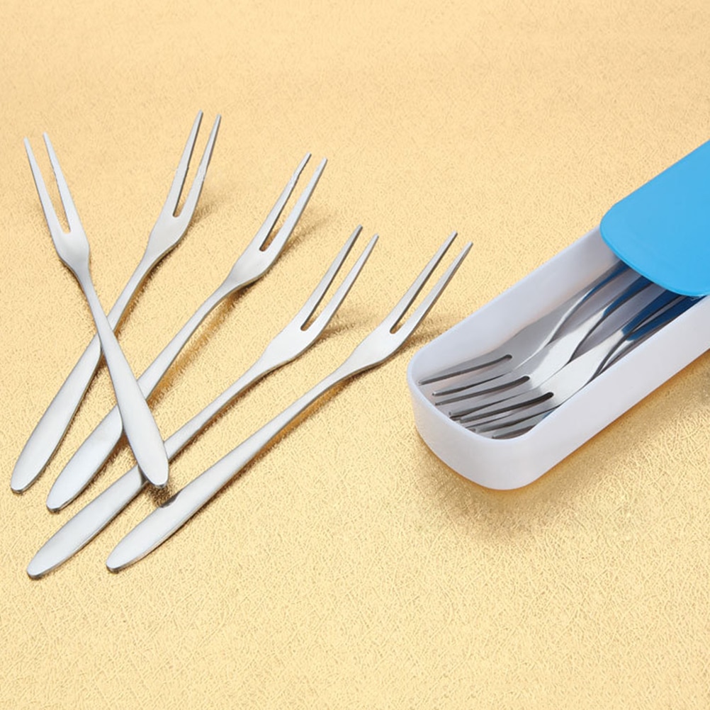 Stainless Steel Mini Appetizer Forks (10 Pcs)