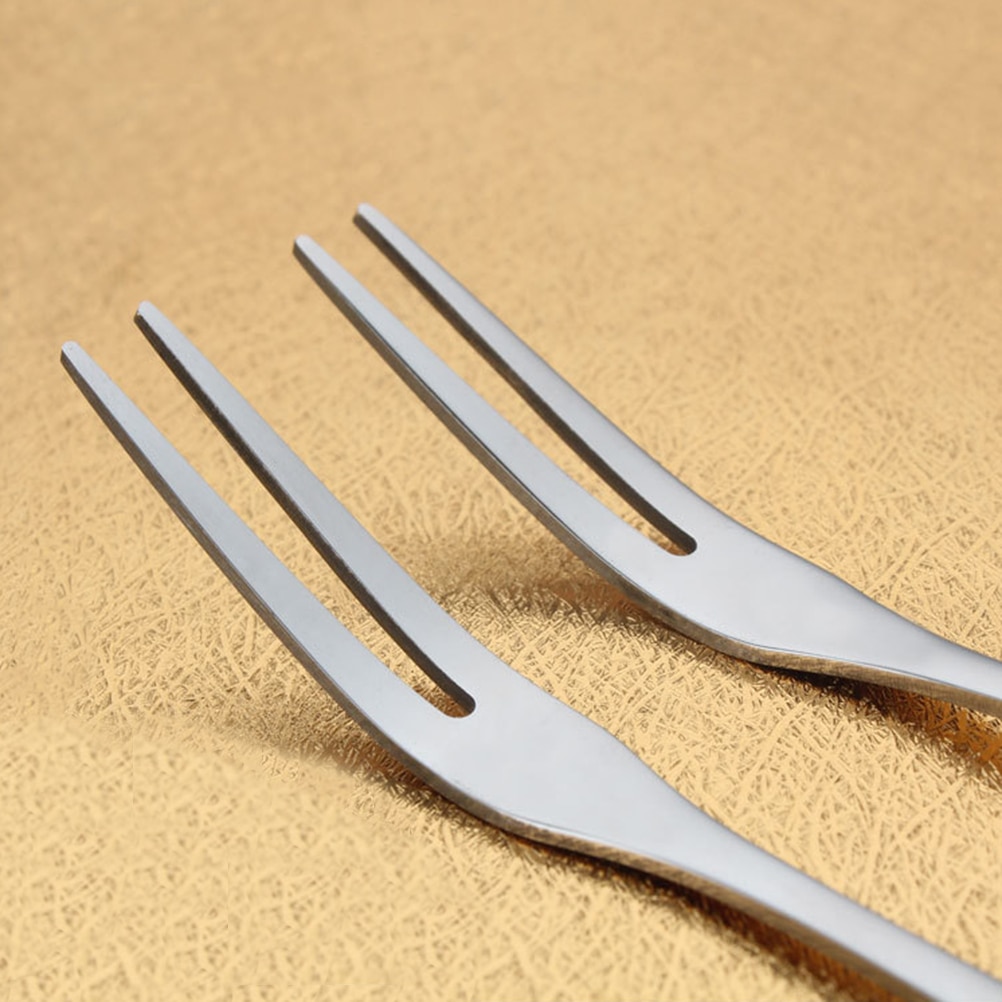 Stainless Steel Mini Appetizer Forks (10 Pcs)