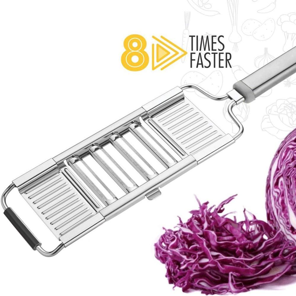 Stainless Steel Multi Purpose Vegetable Slicer with 3 Blades Stainless Steel Multi Purpose Vegetable Slicer with 3 Blades