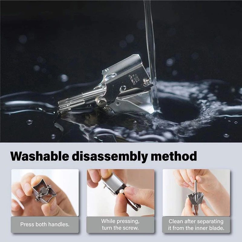 Stainless Steel Nose Hair Trimmer Stainless Steel Nose Hair Trimmer
