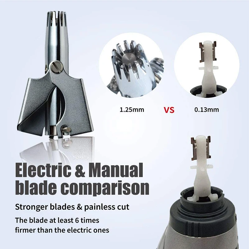 Stainless Steel Nose Hair Trimmer Stainless Steel Nose Hair Trimmer