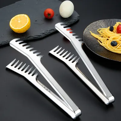 Stainless Steel Pasta Tongs Stainless Steel Pasta Tongs
