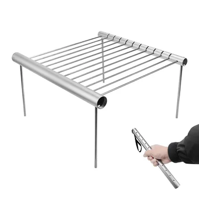 Stainless Steel Portable Camping Grill Stainless Steel Portable Camping Grill