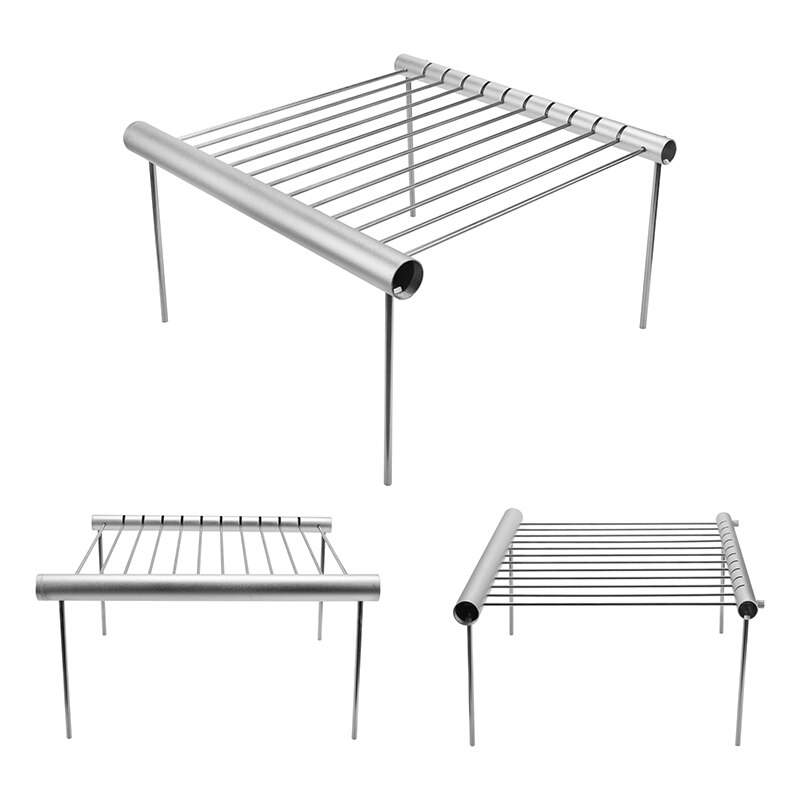 Stainless Steel Portable Camping Grill Stainless Steel Portable Camping Grill